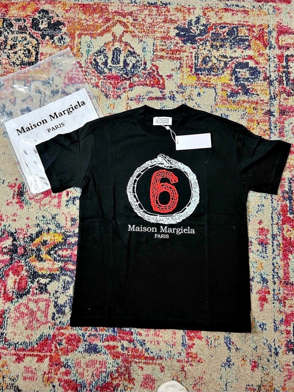 Maison Margiela Black Graphic T-Shirt